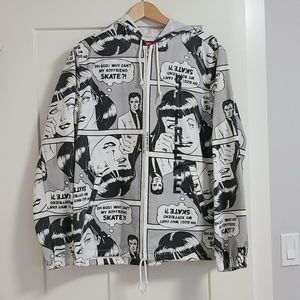 Supreme × Thrasher boyfriend hooded jacket